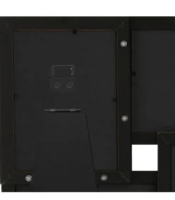 Online Fotolijst voor 4x(13x18 cm) foto MDF zwart Fotolijsten