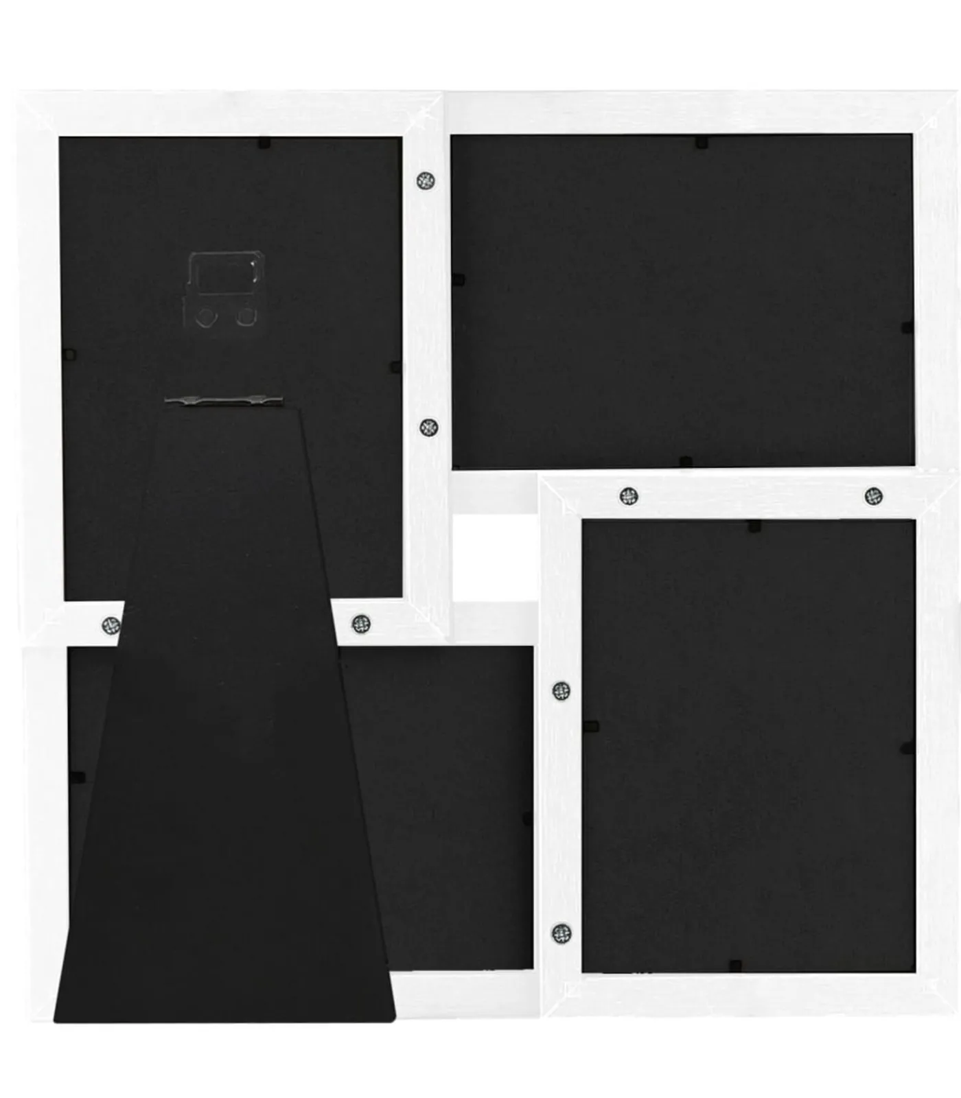 vidaXL Fotolijst voor 4x(10x15 cm) foto MDF wit