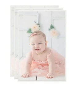 vidaXL Fotolijsten 3 st voor tafel 21x29,7cm MDF zilverkleurig