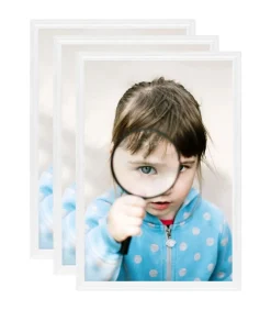 Best Fotolijsten 3 st voor tafel 18x24 cm MDF wit Fotolijsten