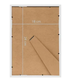Best Fotolijsten 3 st voor tafel 18x24 cm MDF wit Fotolijsten