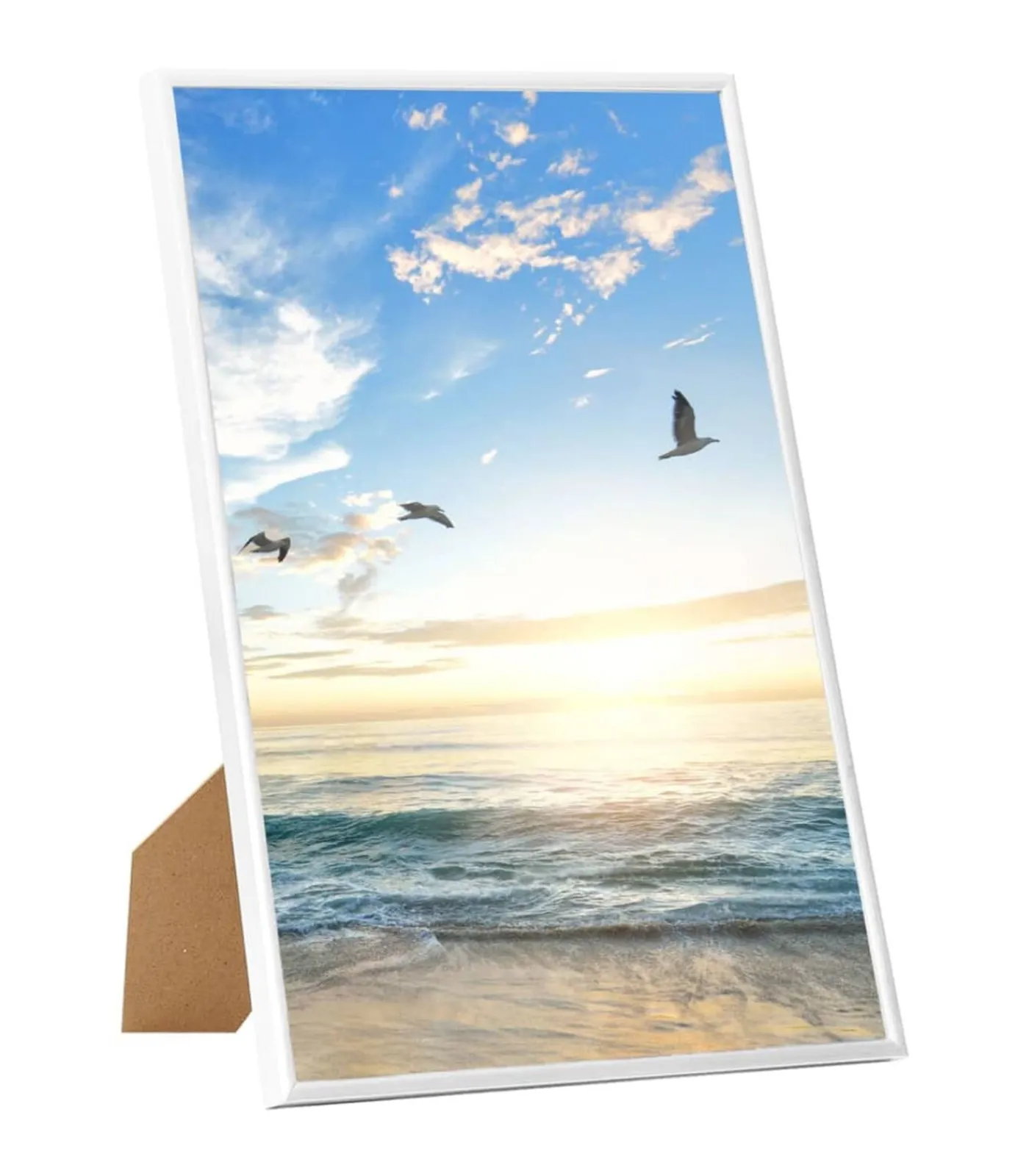 vidaXL Fotolijsten 5 st voor tafel 21x29,7 cm MDF wit