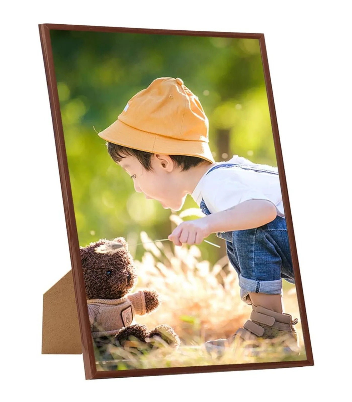 vidaXL Fotolijsten 5 st voor wand of tafel 59,4x84 cm MDF bronskleurig