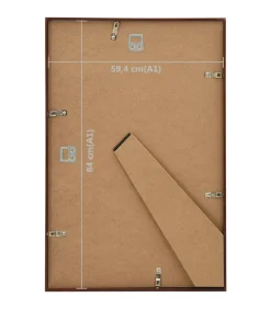 vidaXL Fotolijsten 5 st voor wand of tafel 59,4x84 cm MDF bronskleurig