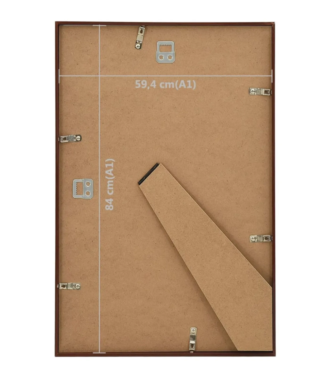 vidaXL Fotolijsten 5 st voor wand of tafel 59,4x84 cm MDF bronskleurig