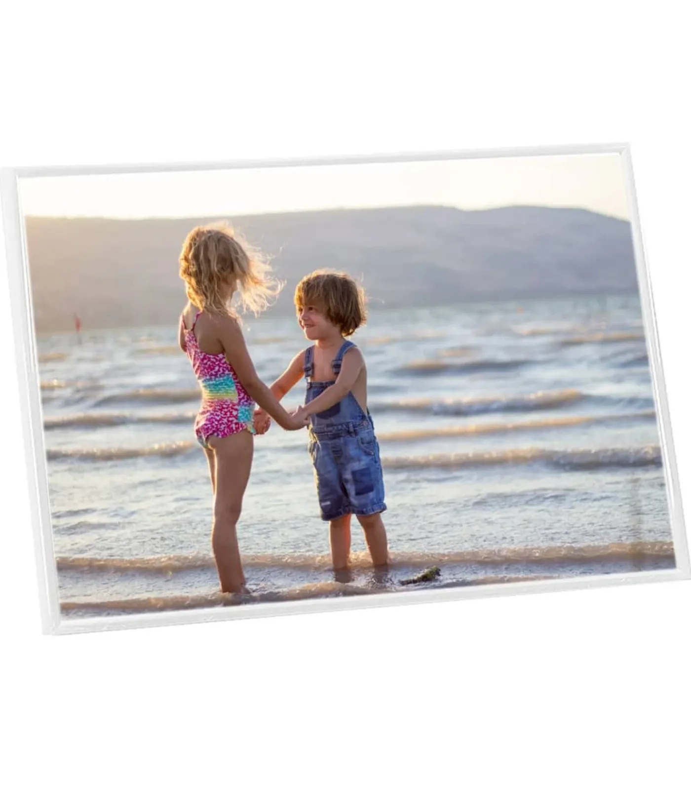 Discount Fotolijsten 3 st voor wand of tafel 21x29,7 cm MDF wit Fotolijsten