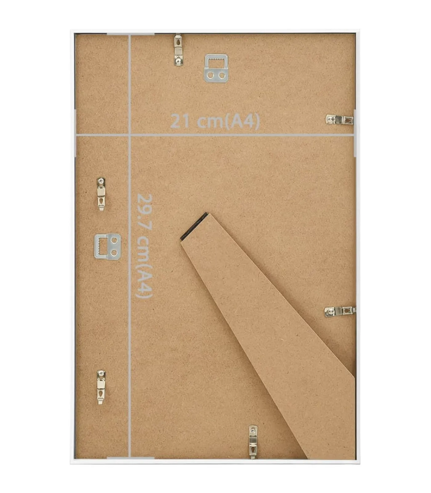 Discount Fotolijsten 3 st voor wand of tafel 21x29,7 cm MDF wit Fotolijsten