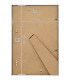 vidaXL Fotolijsten 5 st voor wand of tafel 70x90 cm MDF zilverkleurig