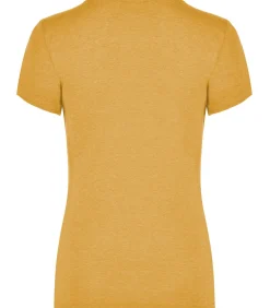 Sale FOX - T-shirt - Okergeel DAMES T-Shirts & Tops