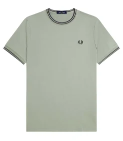 Heren Fred Perry Fp Twin Tipped T-Shirt
