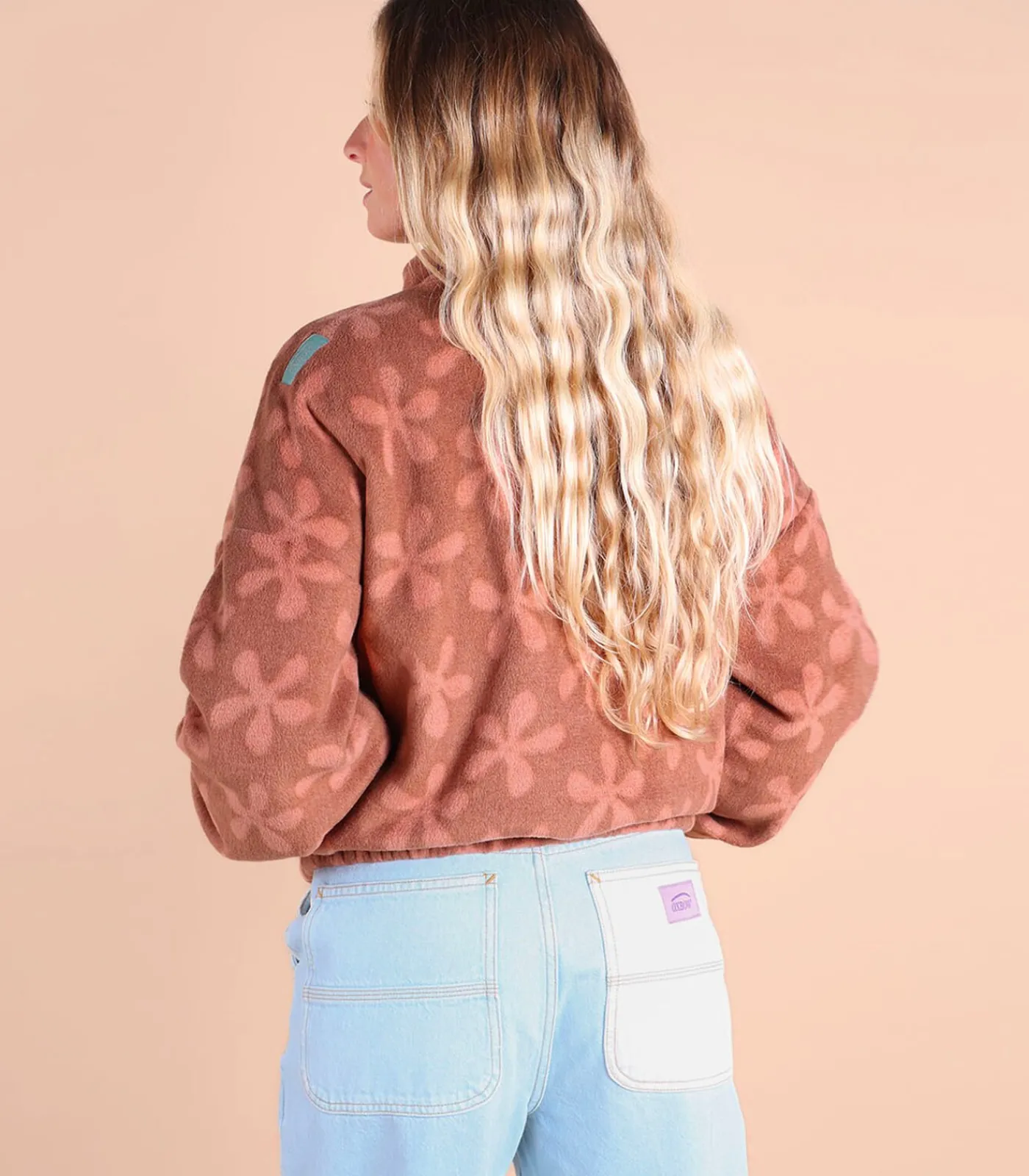 DAMES Oxbow Full zip polaire imprimée PANDORA