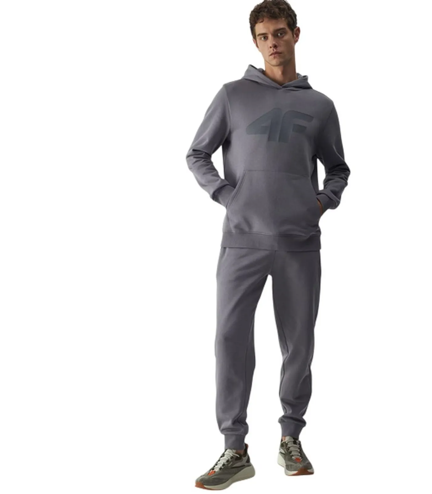 Best WMM00TTROM0943 - Joggingbroek - Grijs Heren Sportkledij