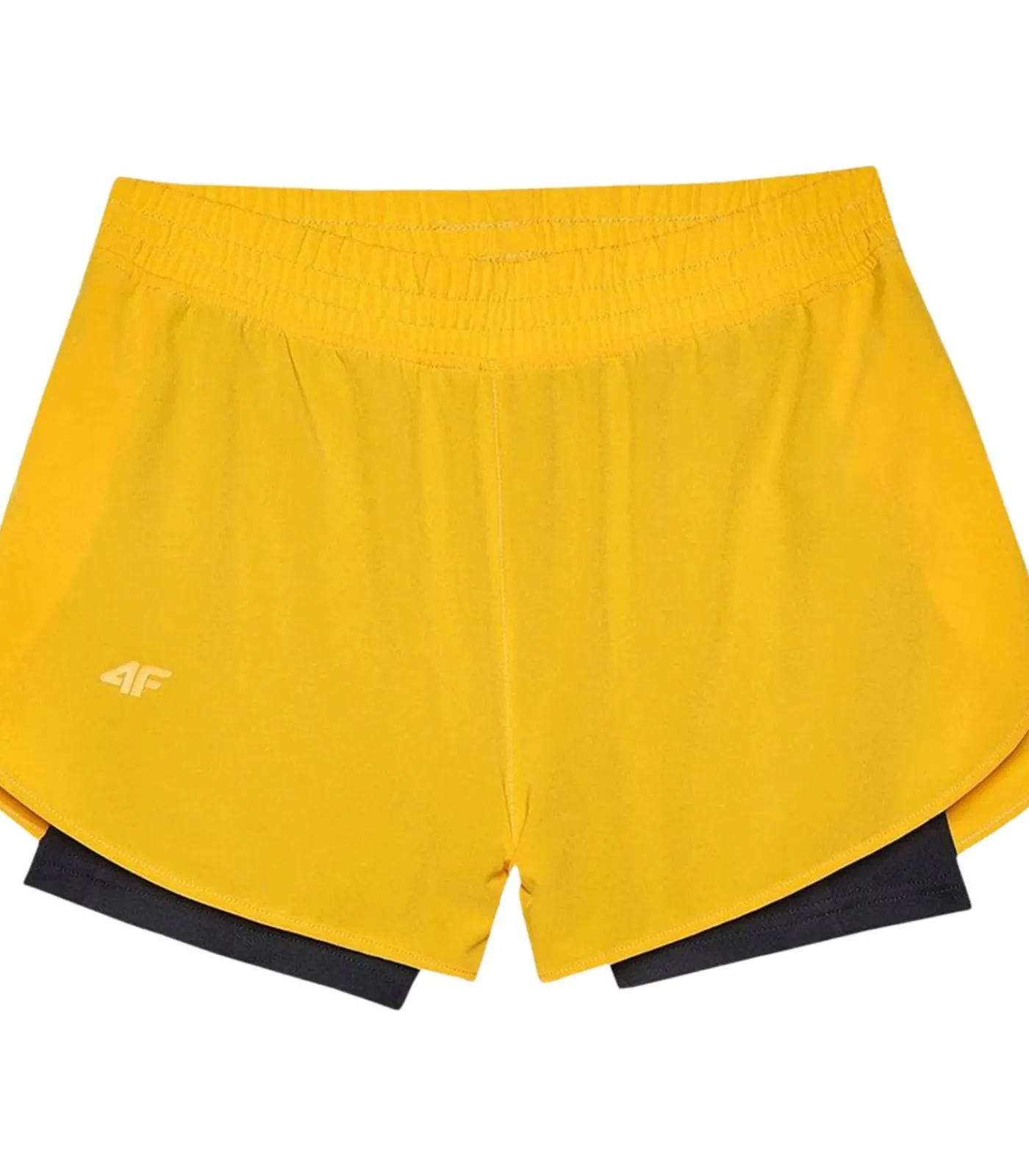 DAMES 4F WSS24TFSHF497 - Korte Broek - Geel