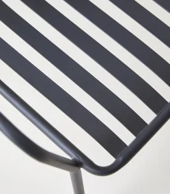 Hot Gaby - Zwarte metalen fauteuil Stoelen