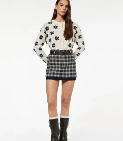 DAMES Koton Gebreid vest met bloemenmotief