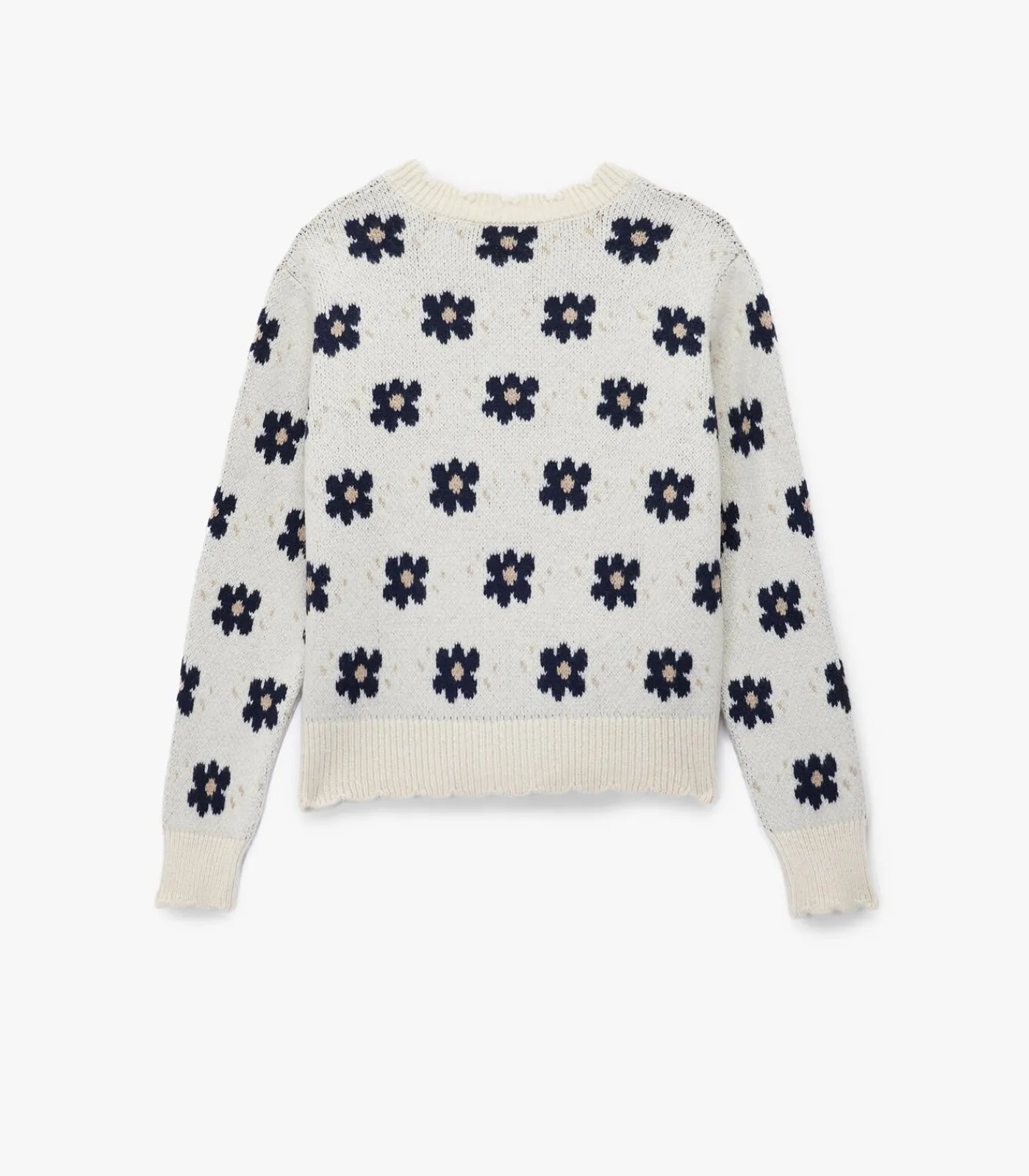 DAMES Koton Gebreid vest met bloemenmotief