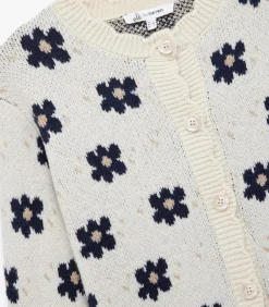 DAMES Koton Gebreid vest met bloemenmotief