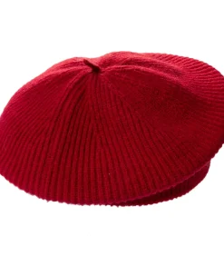 New Gebreide baret voor dames Soft Touch Rood DAMES Hoeden & Petten