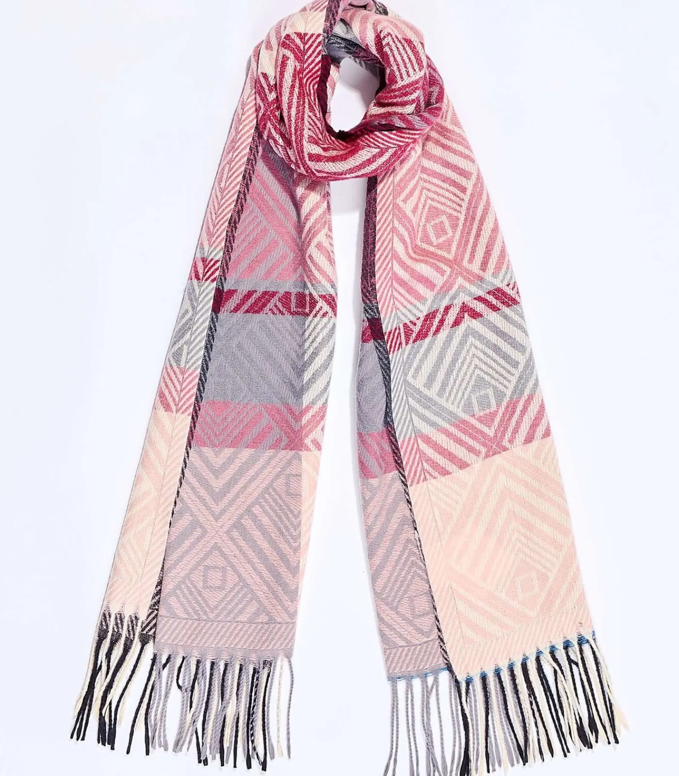 DAMES La Fiancée Gebreide rechthoekige sjaal BELLY