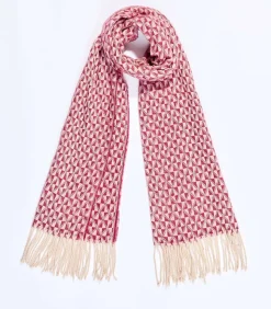 Hot Gebreide rechthoekige sjaal GEO DAMES Sjaals