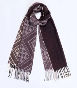 Gebreide rechthoekige sjaal CREEK DAMES Sjaals