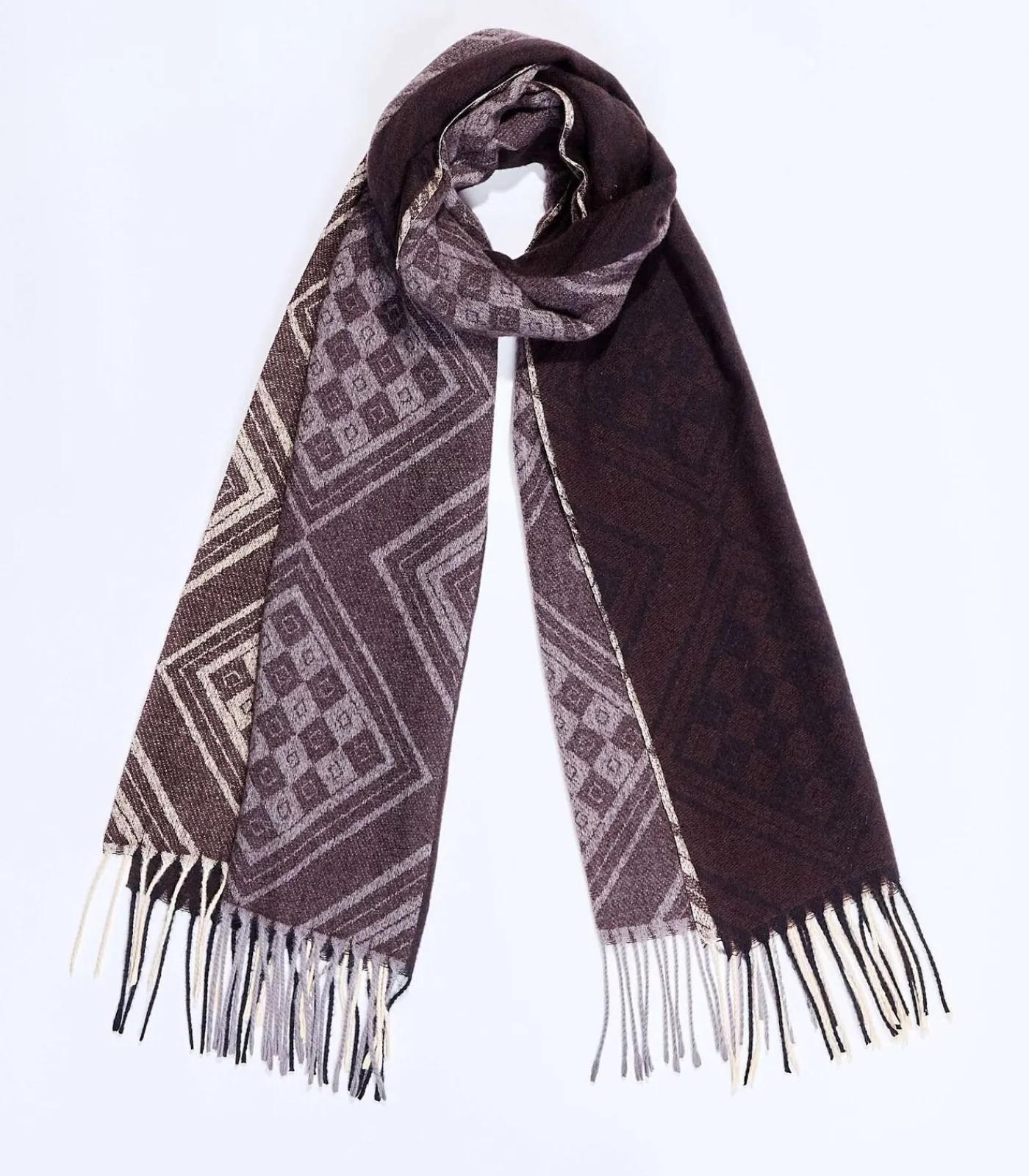 Gebreide rechthoekige sjaal CREEK DAMES Sjaals