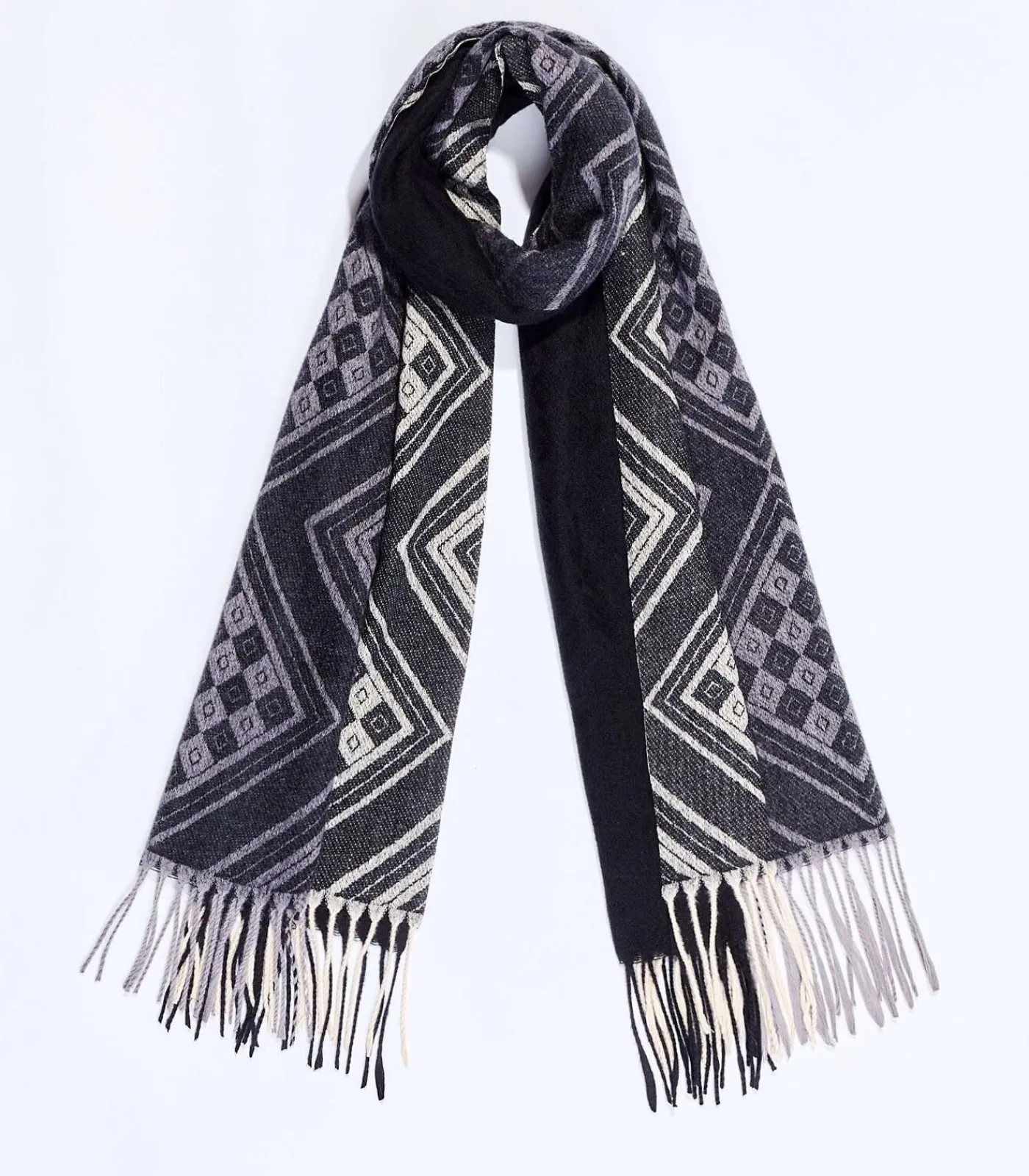 Hot Gebreide rechthoekige sjaal CREEK DAMES Sjaals