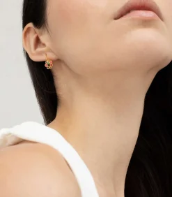 Outlet Gehaakte gouden oorbellen Candy Colours DAMES Oorbellen