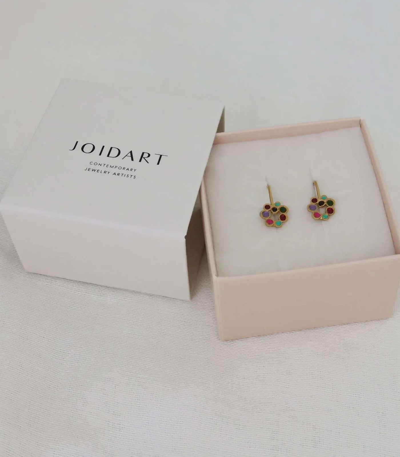 Outlet Gehaakte gouden oorbellen Candy Colours DAMES Oorbellen