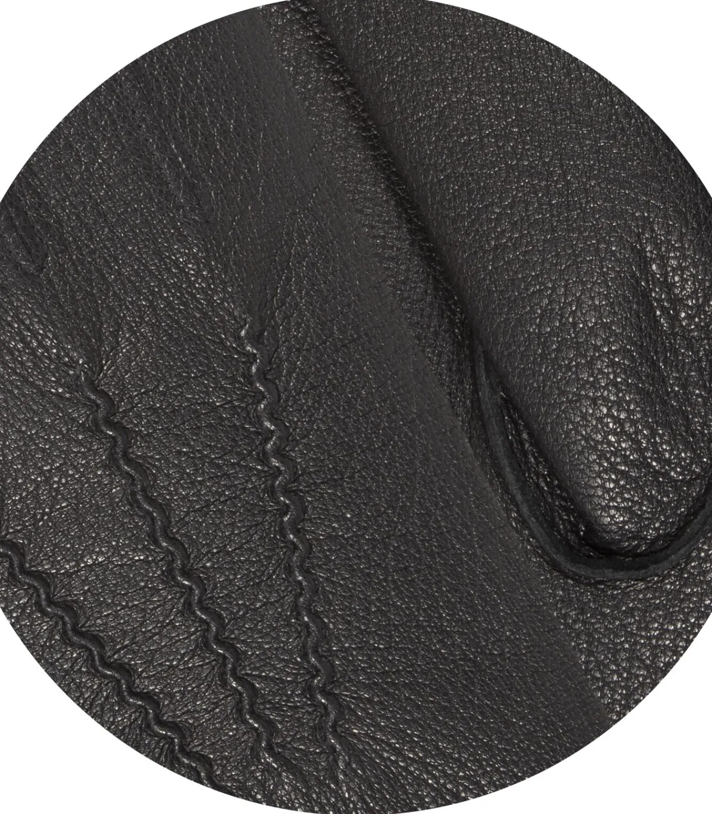 Discount Geitenleren herenhandschoenen Zwart Heren Handschoenen