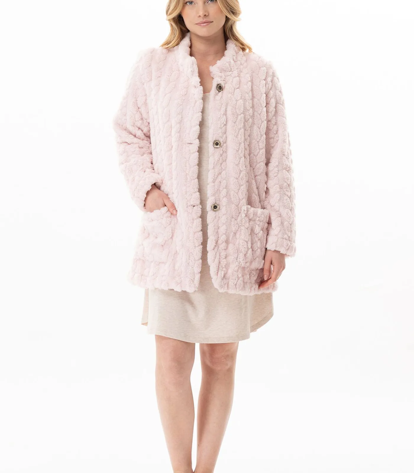 DAMES LE CHAT Geknoopt jasje met gevlochten effect ESSENTIEL 174