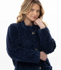 Clearance Geknoopte kamerjas met gevlochten effect ESSENTIEL 163 DAMES Loungewear