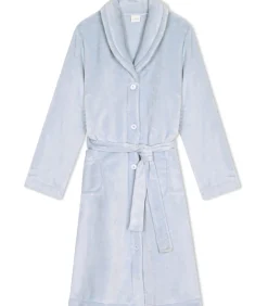 DAMES LE CHAT Geknoopte kamerjas van pluche flanel ESSENTIEL H51B