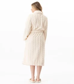 Hot Gekruiste badjas met gevlochten effect ESSENTIEL 160 DAMES Loungewear