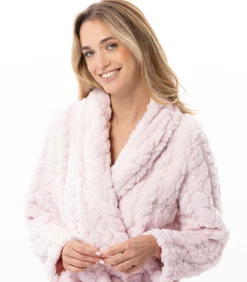 Discount Gekruiste badjas met gevlochten effect ESSENTIEL 160 DAMES Loungewear