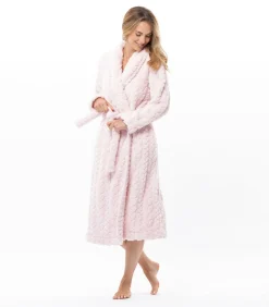 Discount Gekruiste badjas met gevlochten effect ESSENTIEL 160 DAMES Loungewear