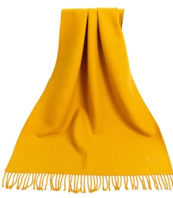 Hot Gele kasjmier sjaal Recto-Verso DAMES Sjaals