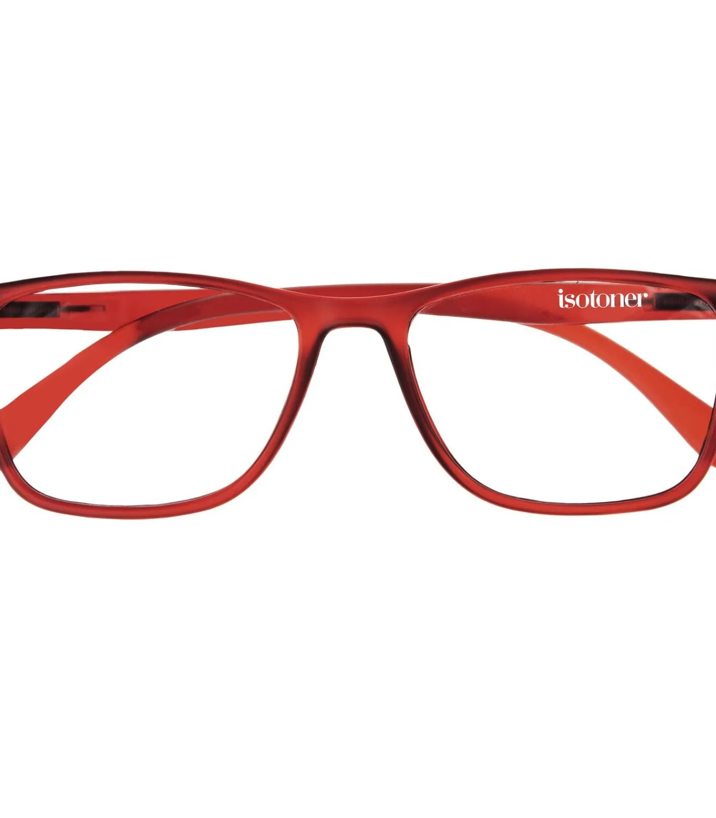 Heren ISOTONER Gemengde rechthoekige leesloepen Rood