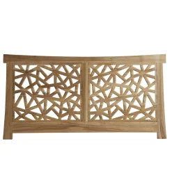 Tikamoon Gentong - Hoofdbord van massief teakhout 210 cm