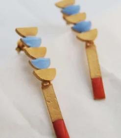 Sale Geometrische en kleurrijke Somni oorbellen DAMES Oorbellen