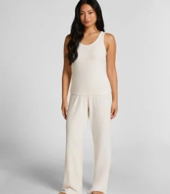 DAMES Hunkemöller Geribde singlet van geborstelde jersey