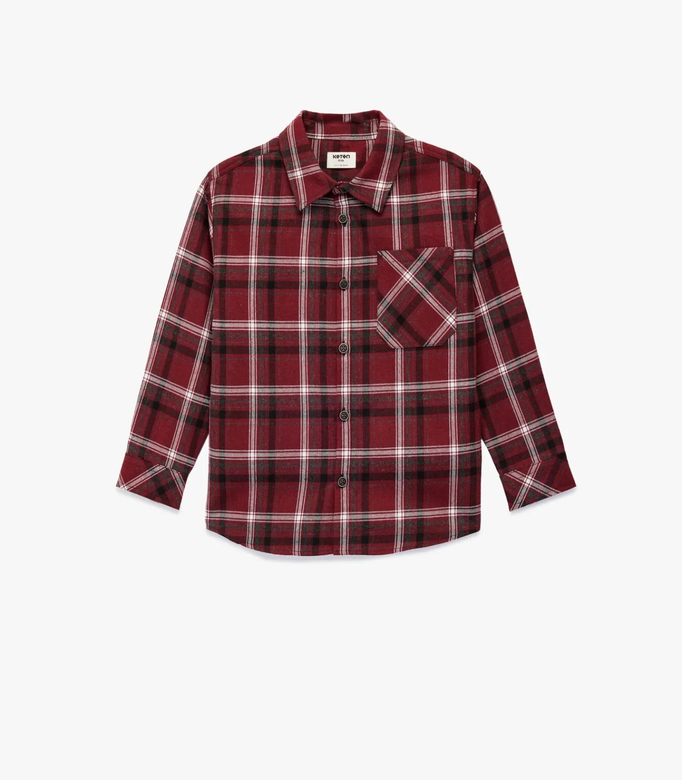 New Geruite Heren Kinderen Overhemd Lange Mouwen Kinderen T-Shirts & Polo's