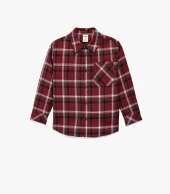 New Geruite Houthakkersblouse voor Jongens Lange Mouw Kinderen Topjes & Hemdjes