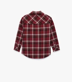 New Geruite Houthakkersblouse voor Jongens Lange Mouw Kinderen Topjes & Hemdjes