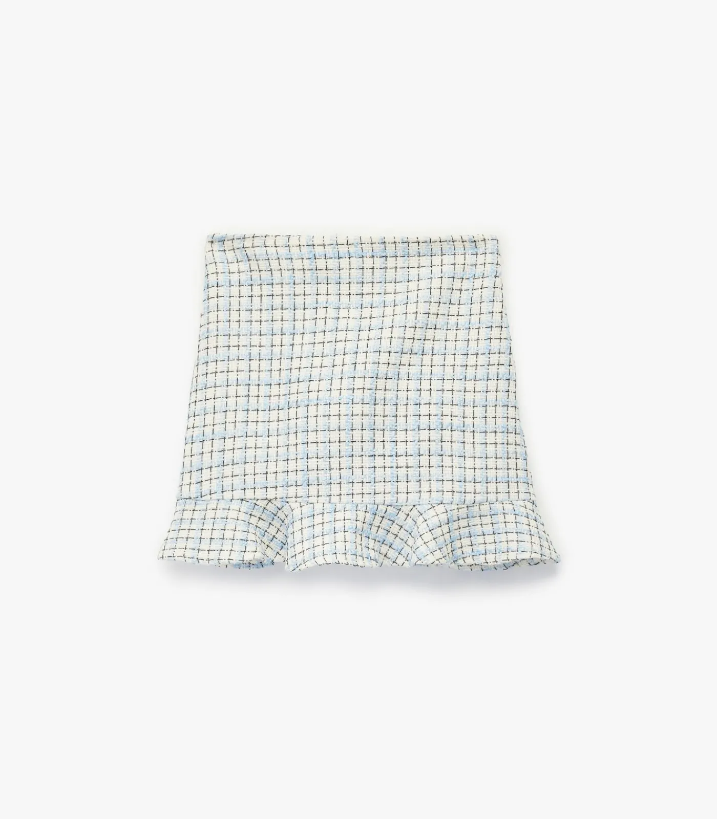 Discount Geruite mini-rok met elastische taille en ruches Kinderen Rokken