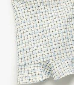 Discount Geruite mini-rok met elastische taille en ruches Kinderen Rokken