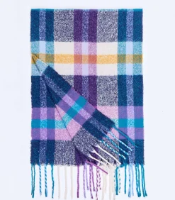 DAMES La Fiancée Geruite rechthoekige sjaal TIVA