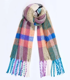 Sale Geruite rechthoekige sjaal TIVA DAMES Sjaals