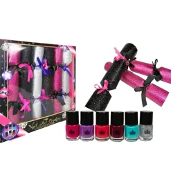 MYC-Paris Geschenkdoos met 6 kerstcrackers "Nagellak"