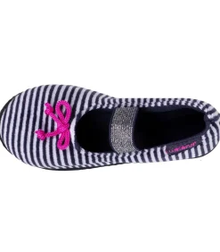 Outlet Gestreepte balletschoentjes voor kinderen Kinderen Pantoffels